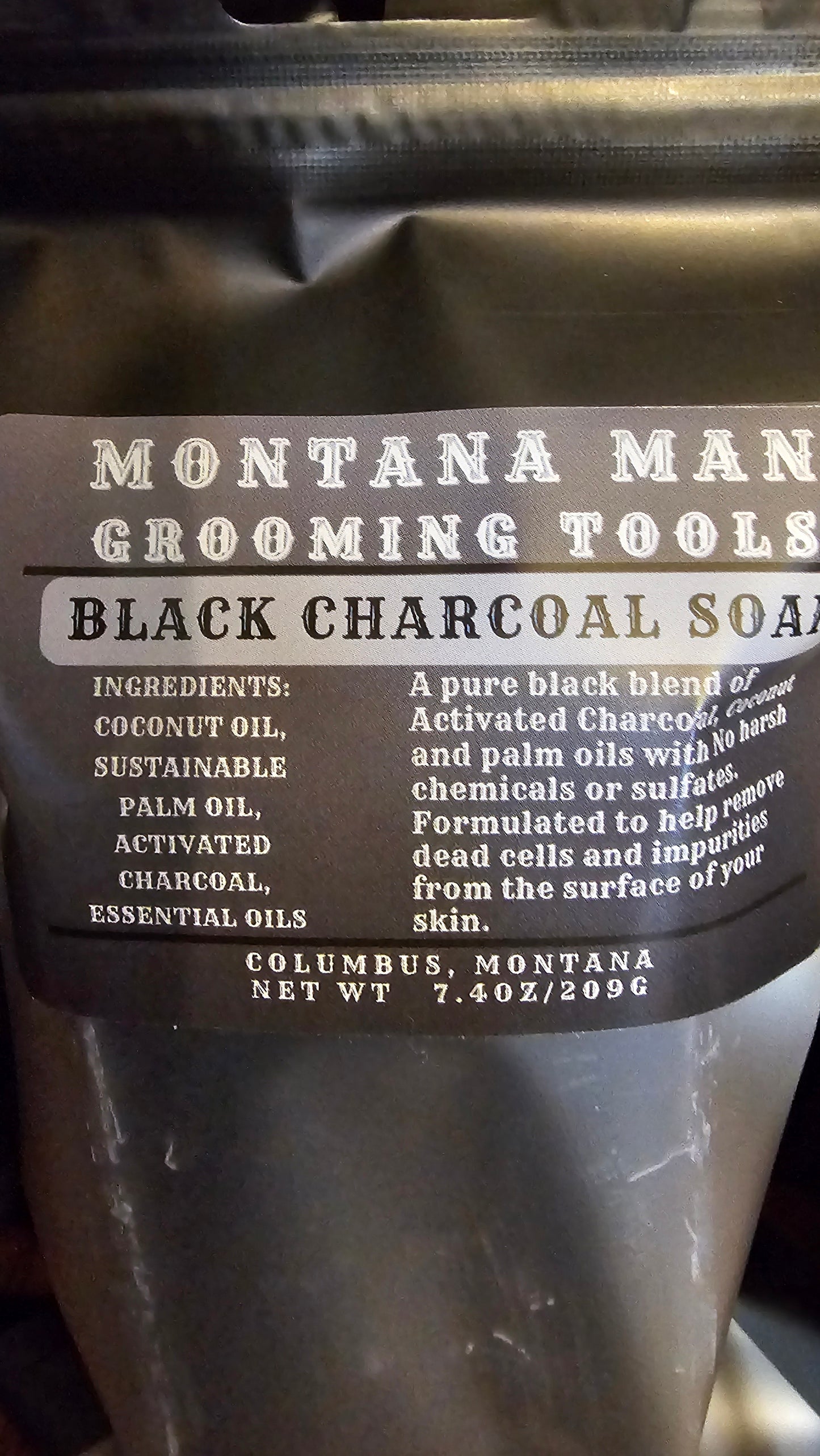 Oud Patchouli: Black Charcoal Bar Soap